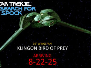 Klingon Bird Of Prey Model 36" Wingspan Model Kit